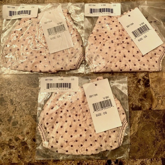 Lot of 3 Hanky Panky Pixie Polka Dot One Size Thong Original Rise - Picture 1 of 4